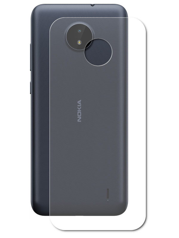 Гидрогелевая пленка LuxCase для Nokia C20 0.14mm Back Matte 86451 пленка защитная гидрогелевая krutoff для nokia 3 4 камуфляж синий