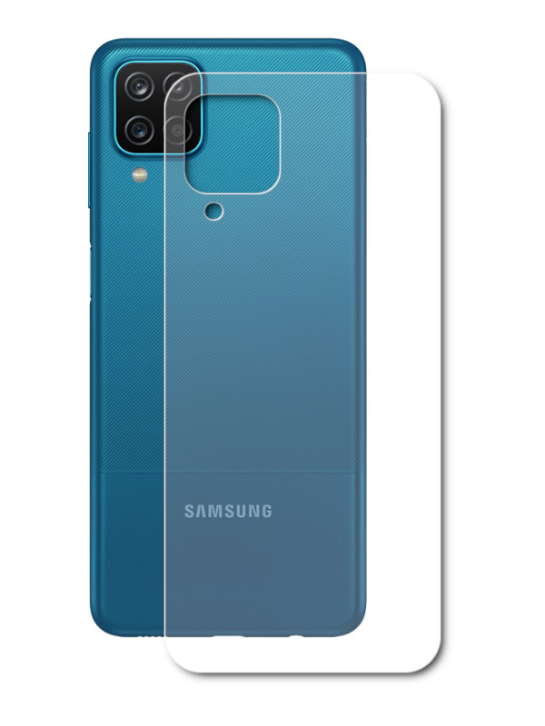 Гидрогелевая пленка LuxCase для Samsung Galaxy A12 0.14mm Back Matte 86372 гидрогелевая пленка luxcase для asus rog phone 5s pro 0 14mm back matte 90036