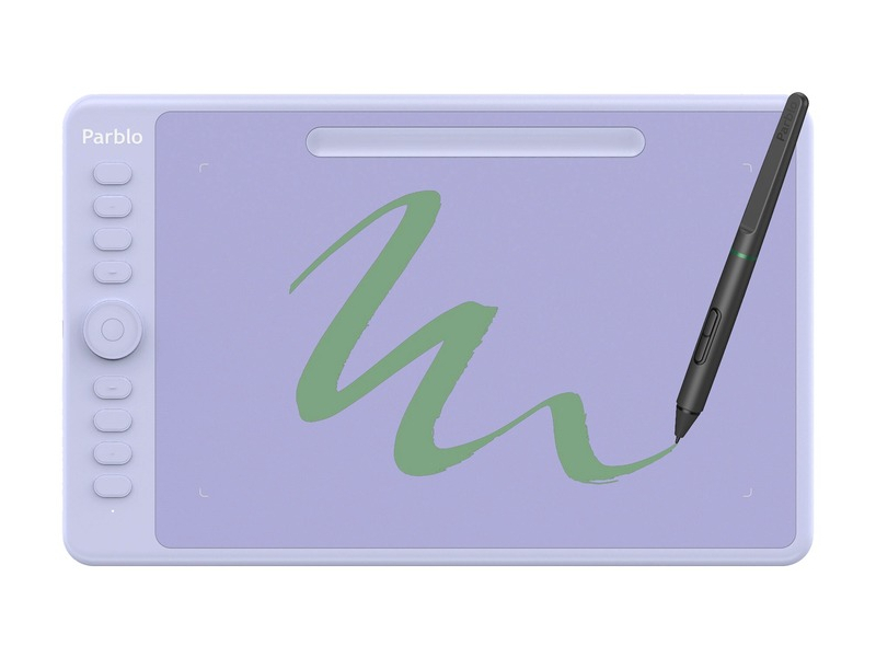 Графический планшет Parblo Intangbo M Purple графический планшет parblo intangbo x7 pink