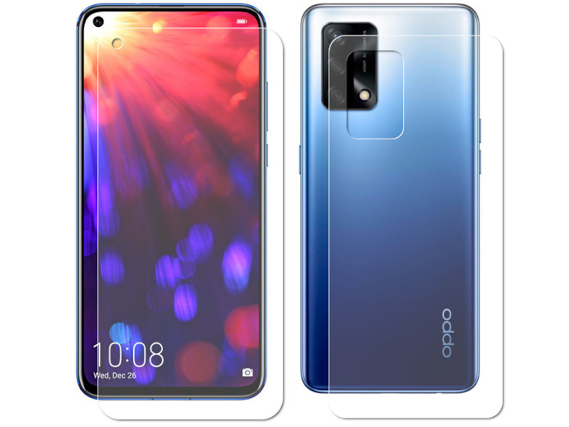 Гидрогелевая пленка LuxCase для Oppo A74 0.14mm Matte Front and Back 86464