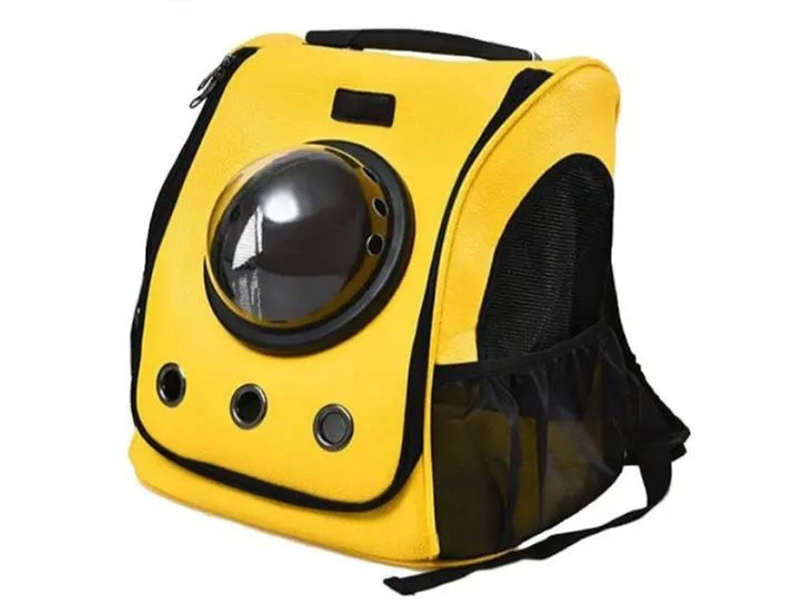 фото Рюкзак-переноска xiaomi little beast star pet school bag breathable space yellow xn11-5001