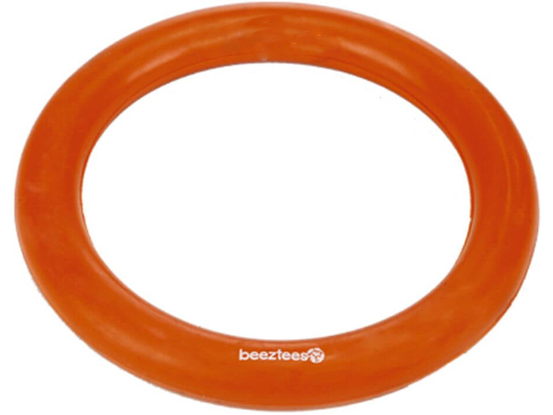 Фото - Игрушка для собак Beeztees Кольцо 15cm Orange 625940 / 42417 игрушка для собак beeztees sumo play dental для зубов s оранжевый