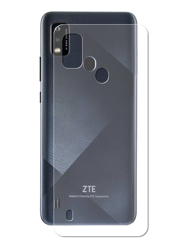 Гидрогелевая пленка LuxCase для ZTE Blade A51 0.14mm Back Transparent 86512 гидрогелевая пленка luxcase для zte blade a7s 2020 0 14mm front and back matte 86767