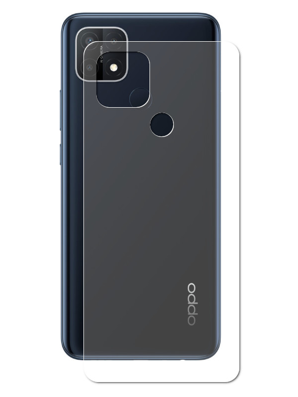 Гидрогелевая пленка LuxCase для Oppo A15S 0.14mm Back Transparent 86552 гидрогелевая пленка luxcase для tecno spark 7 0 14mm front and back transparent 86587