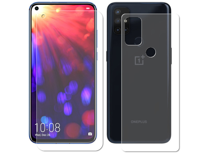 Гидрогелевая пленка LuxCase для OnePlus Nord N10 5G 0.14mm Front and Back Transparent 86565 защитная пленка luxcase для oneplus 9 pro back 0 14mm transparent 86140