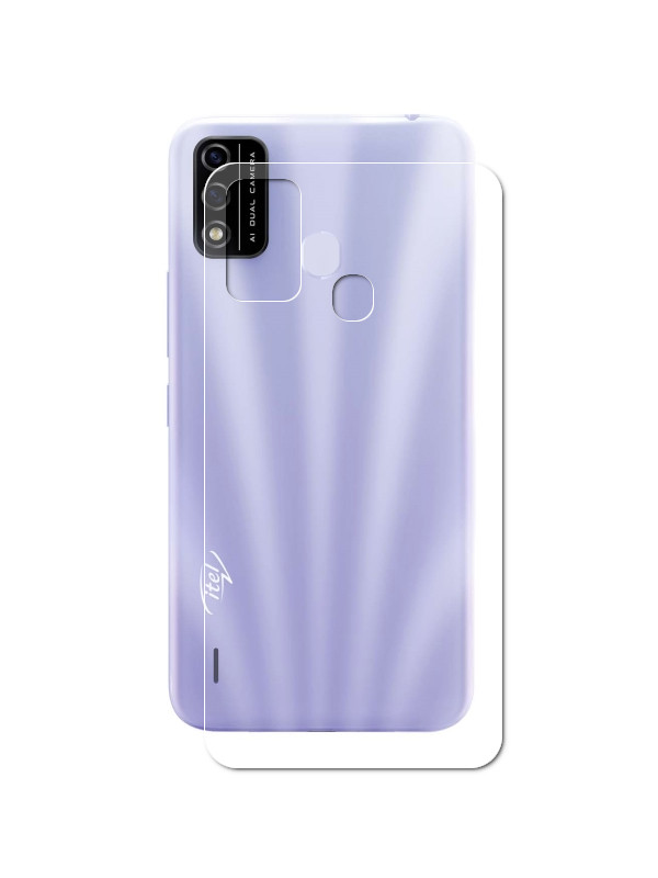 Гидрогелевая пленка LuxCase для Itel A48 0.14mm Back Transparent 86567 гидрогелевая пленка innovation для xiaomi redmi note 11t pro plus lite front and back matte 35665