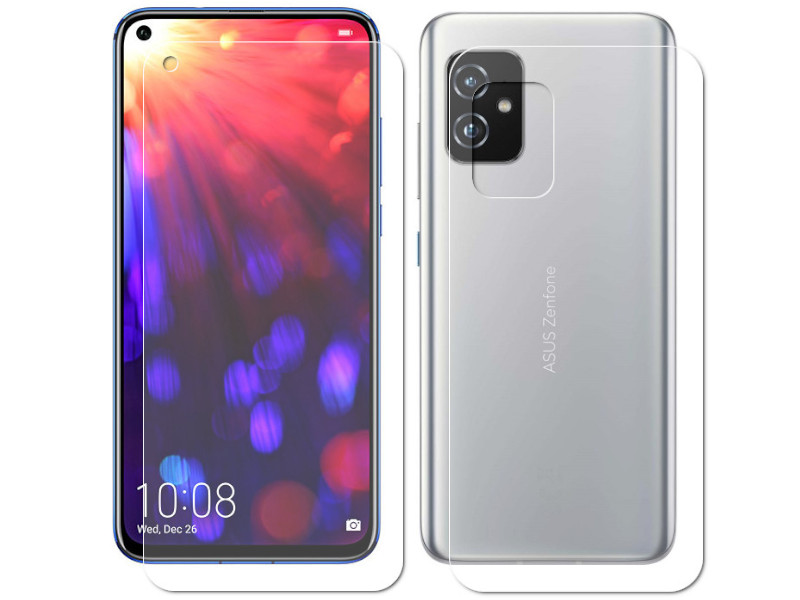 фото Гидрогелевая пленка luxcase для asus zenfone 8 0.14mm front and back transparent 86571