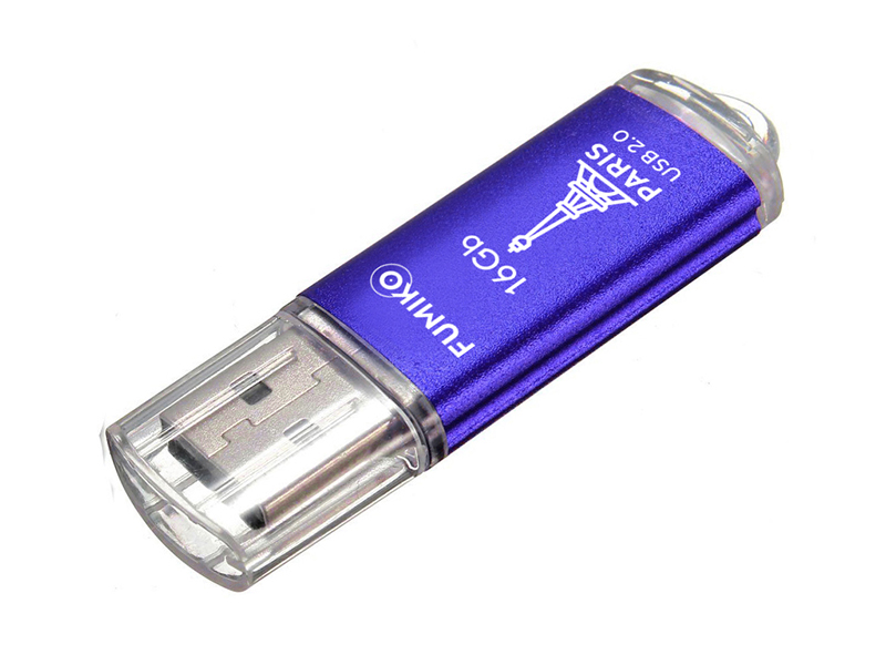 Zakazat.ru: USB Flash Drive 16Gb - Fumiko Paris 16Gb USB 2.0 Blue FU16PABLUE-01