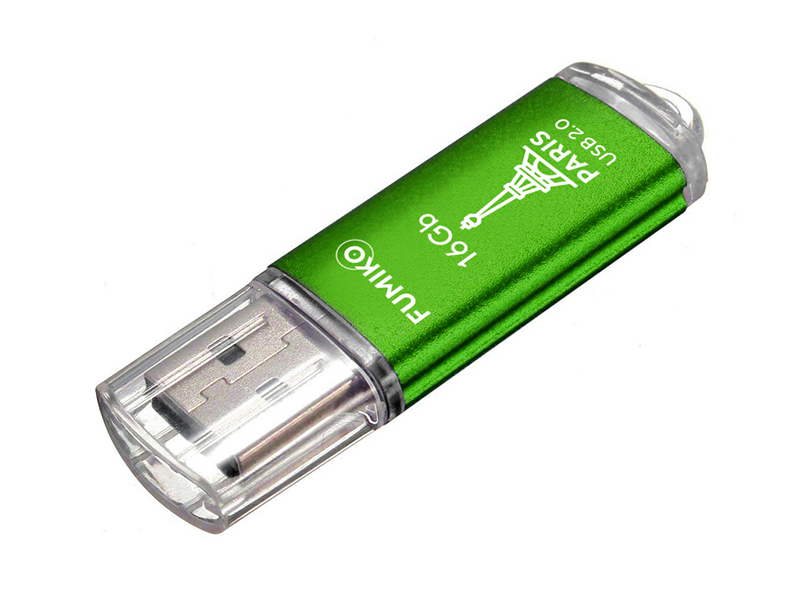 Zakazat.ru: USB Flash Drive 16Gb - Fumiko Paris USB2.0 Green FPS-23
