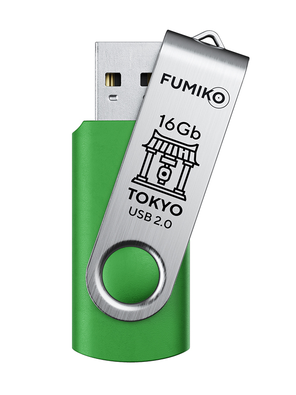 Zakazat.ru: USB Flash Drive 16Gb - Fumiko Tokyo USB 2.0 Green FU16TOGREEN-01 / FTO-18