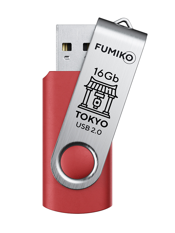 Zakazat.ru: USB Flash Drive 16Gb - Fumiko Tokyo USB 2.0 Red FU16TORED-01 / FTO-13