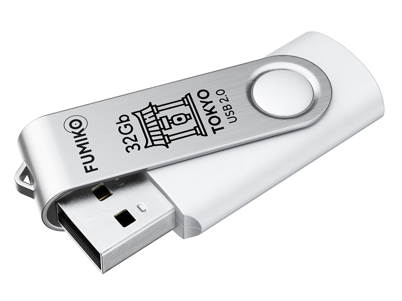 Zakazat.ru: USB Flash Drive 32Gb - Fumiko Tokyo USB 2.0 White FU32TOWHITE-01 / FTO-24