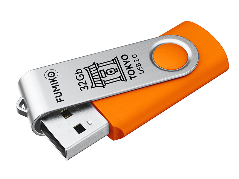 Zakazat.ru: USB Flash Drive 32Gb - Fumiko Tokyo USB 2.0 Orange FU32TOORANGE-01 / FTO-3