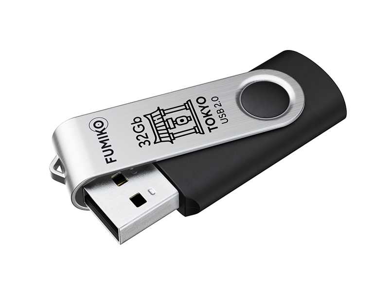 Zakazat.ru: USB Flash Drive 32Gb - Fumiko Tokyo USB 2.0 Black FU32TOBLACK-01 / FTO-04