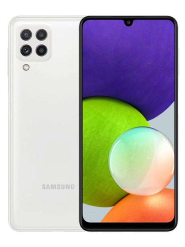 Сотовый телефон Samsung SM-A225F Galaxy A22 4/128Gb White Выгодный набор + серт. 200Р!!!