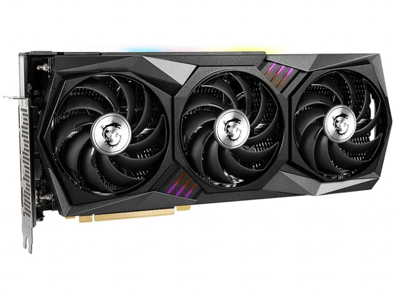 фото Видеокарта msi geforce rtx 3070 1800mhz pci-e 4.0 8192mb 19000mhz 256 bit 3xdp hdmi rtx 3070 ti gaming x trio 8g