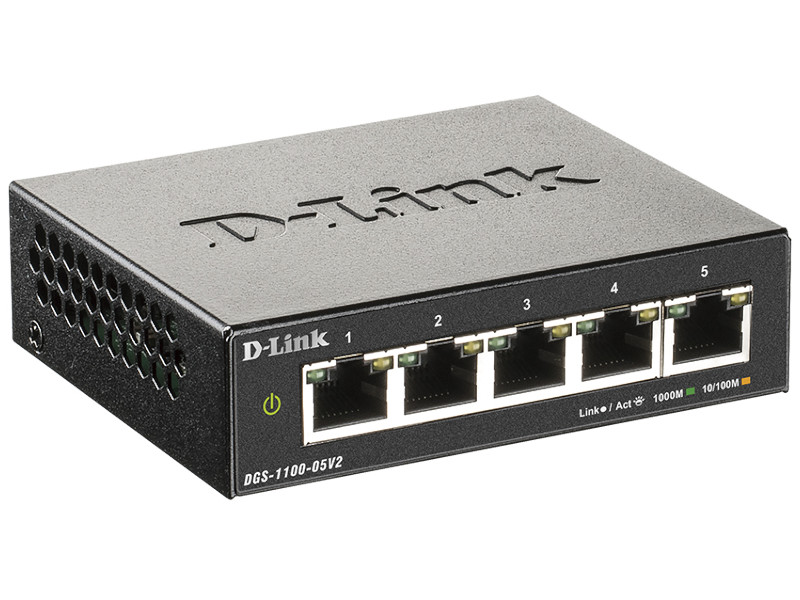 

Коммутатор D-Link DGS-1100-05V2/A1A, DGS-1100-05V2/A1A