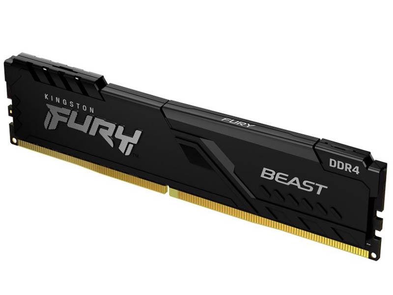  Kingston Fury Beast Black DDR4 DIMM 3600Mhz PC28800 CL17 - 8Gb KF436C17BB/8