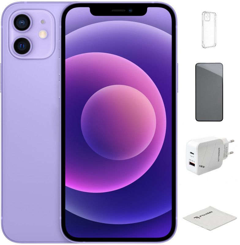 Сотовый телефон APPLE iPhone 12 128Gb Purple MJNP3RU/A Выгодный набор + серт. 200Р!!!