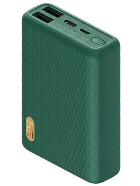фото Внешний аккумулятор xiaomi zmi power bank qb817 10000mah usb type-c mini 22.5w green выгодный набор + серт. 200р!!!