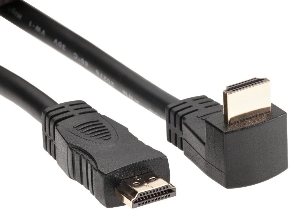 Аксессуар Vcom HDMI - HDMI 90-degree v2.0 3.0m CG523-3M кабель vcom 5м hdmi hdmi cg523 5m