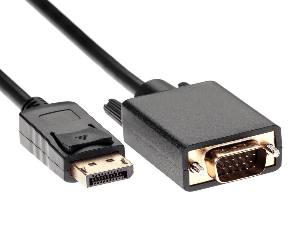 Аксессуар Vcom DisplayPort/M - VGA/M 1.8m CG607-1.8M кабель переходник displayport vga m m 1 8м vcom cg607 1 8m