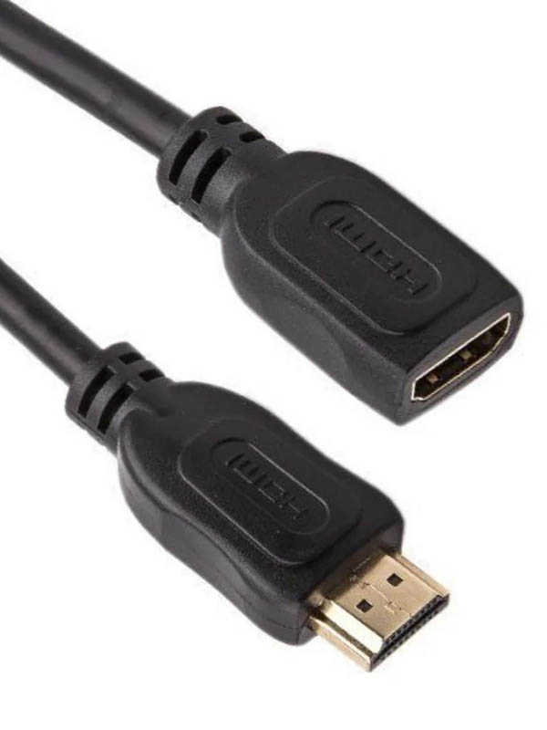

Аксессуар Telecom HDMI-19M - HDMI-19F ver 2.0 5m Black TCG200MF-5M, TCG200MF-5M