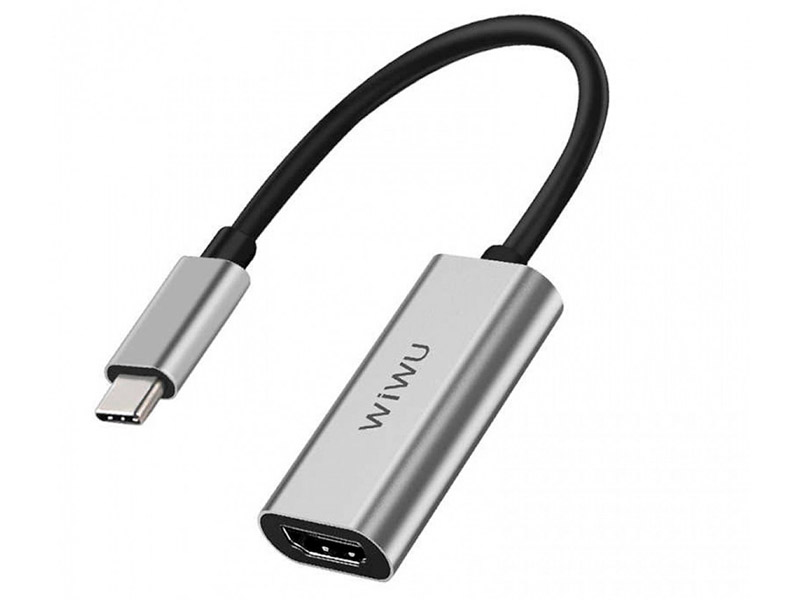 цена Аксессуар Wiwu Alpha Type-C - HDMI Adapter Grey 6973218930183