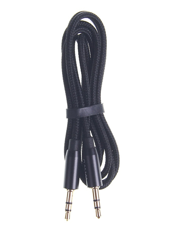 Аксессуар Wiwu YP01 AUX 3.5mm Audio Cable Black