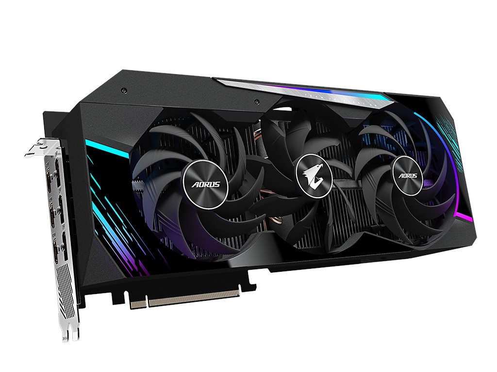 

Видеокарта GigaByte GeForce RTX 3080 Ti Aorus Master 1365Mhz PCI-E 4.0 12288Mb 19000Mhz 384-bit 3xHDMI 3xDP GV-N308TAORUS M-12GD, GeForce RTX 3080 Ti Aorus Master