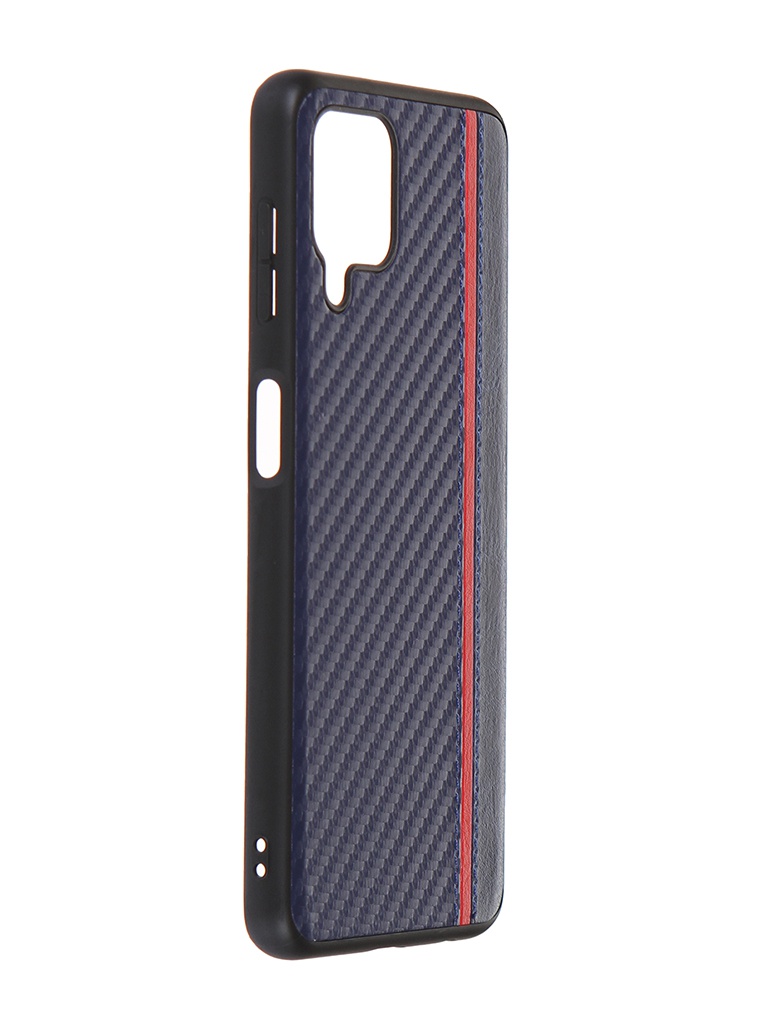 фото Чехол g-case для samsung galaxy a22 4g sm-a225f carbon dark blue gg-1456