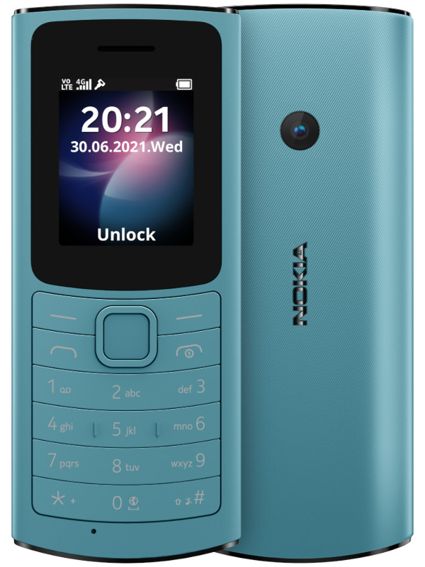 Сотовый телефон Nokia 110 4G (TA-1386) Dual Sim Turquoise 16LYRE01A01