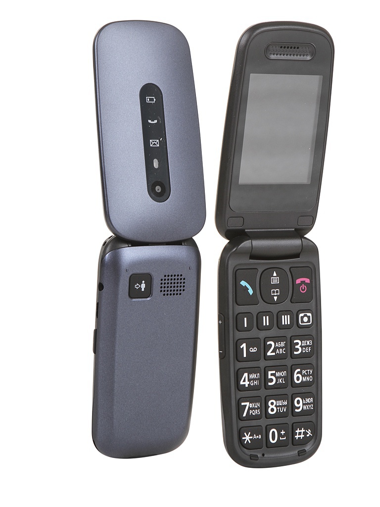 Zakazat.ru: Сотовый телефон Panasonic KX-TU456RU Blue Выгодный набор + серт. 200Р!!!