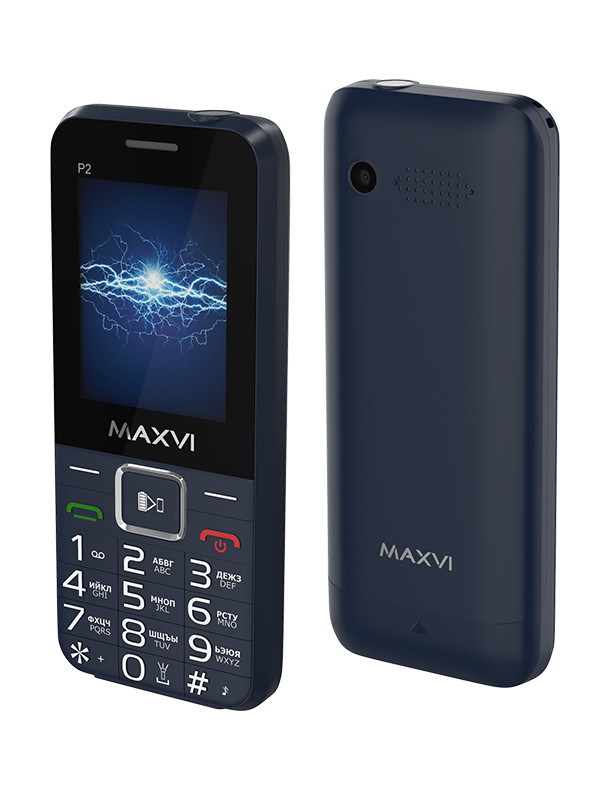 Zakazat.ru: Сотовый телефон Maxvi P2 Blue