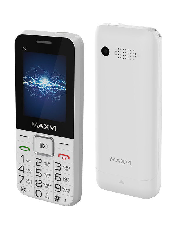 Zakazat.ru: Сотовый телефон Maxvi P2 White