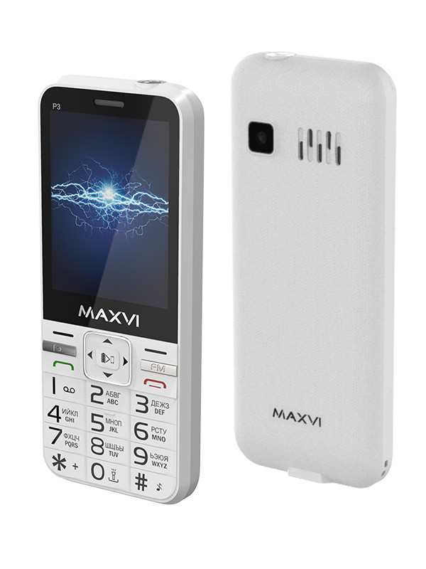 Zakazat.ru: Сотовый телефон Maxvi P3 White