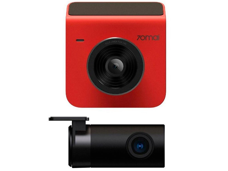 Видеорегистратор 70mai Dash Cam A400 + Rear Set A400-1 Red