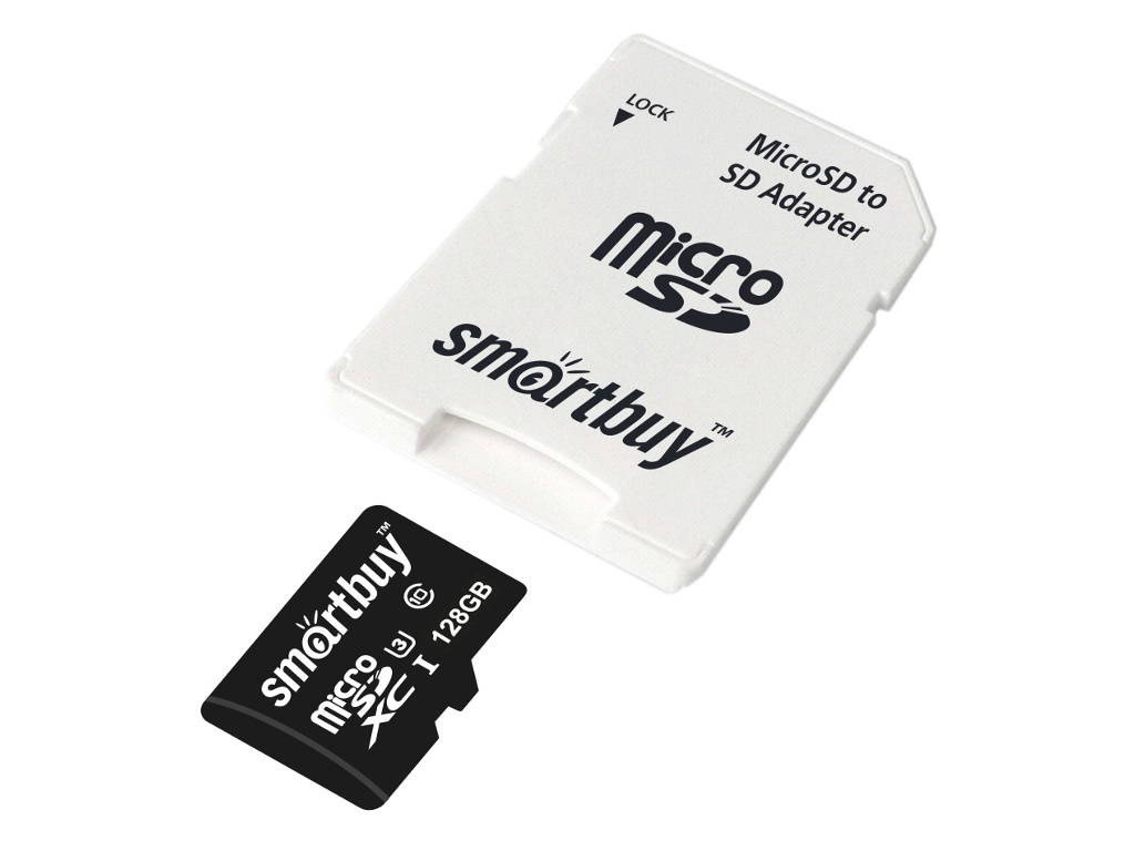 Карта памяти 128Gb - SmartBuy MicroSDXC Class10 Pro U3 SB128GBSDCL10U3-01 a data premier ausdx128guicl10a1 ra1 microsdxc 128gb