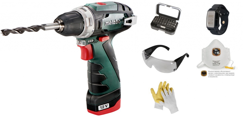 

Электроинструмент Metabo PowerMaxx BS 12V 2x2.0 LC12 600984500 Выгодный набор + серт. 200Р!!!