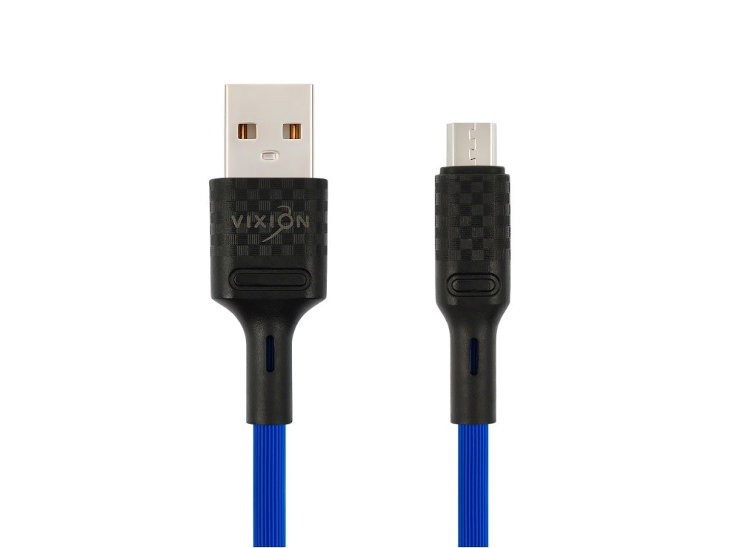 Аксессуар Vixion K27m USB - microUSB 1m Blue аксессуар vixion k26m usb microusb 1m black