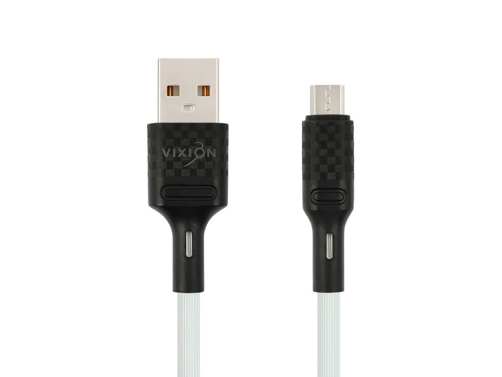 Аксессуар Vixion K27m USB - microUSB 1m White аксессуар vixion k9 ceramic usb microusb 1m black white