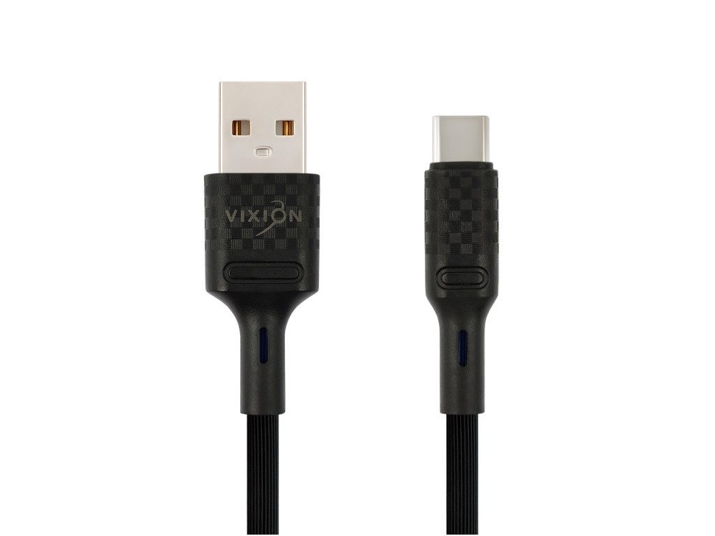 Аксессуар Vixion K27c USB - USB Type-C 1m Black аксессуар vixion k26m usb microusb 1m black