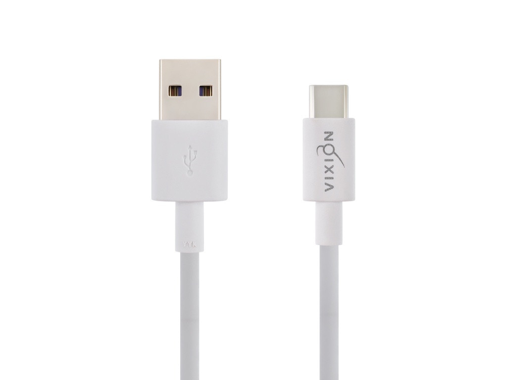 Аксессуар Vixion K18 USB - USB Type-C 1m White аксессуар vixion k9 ceramic usb microusb 1m black white