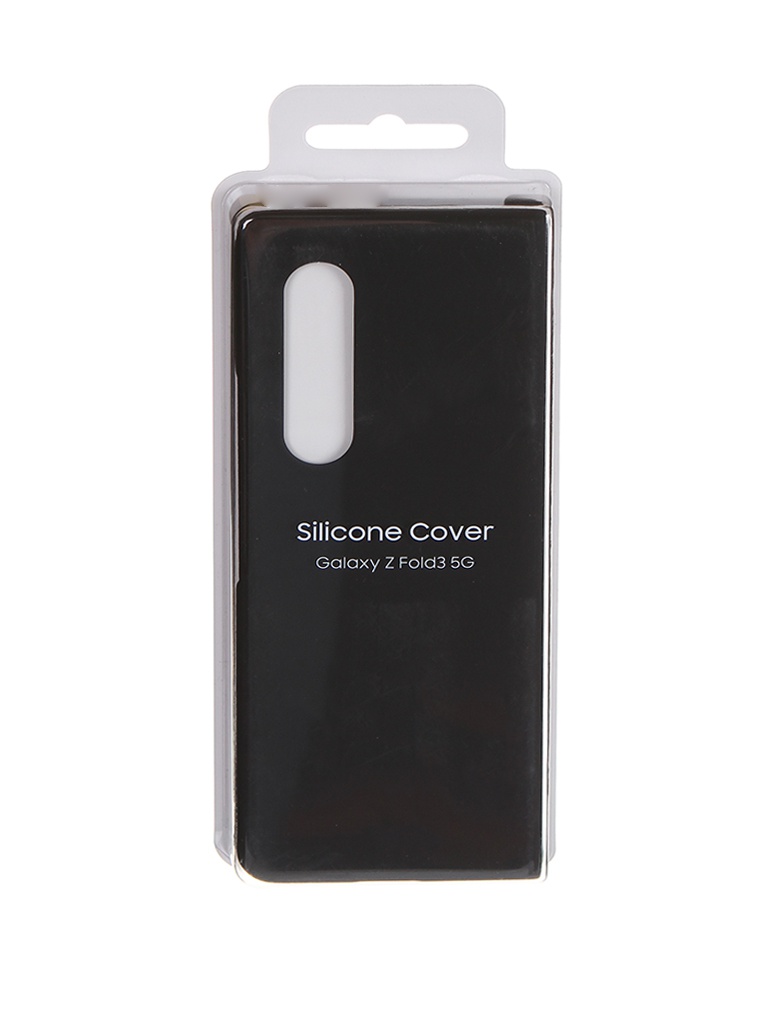 Чехол для Samsung Galaxy Z Fold 3 F926 Silicone Cover Black EF-PF926TBEGRU