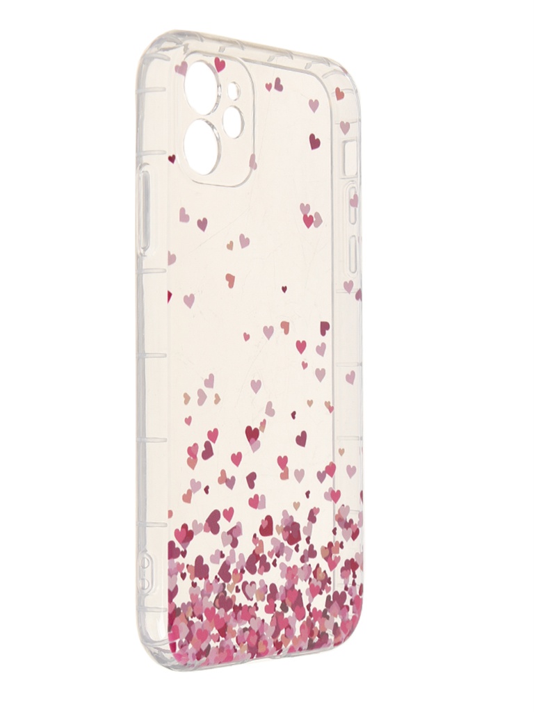 Zakazat.ru: Чехол Vixion для APPLE iPhone 11 Silicone Pink сердца GS-00015460