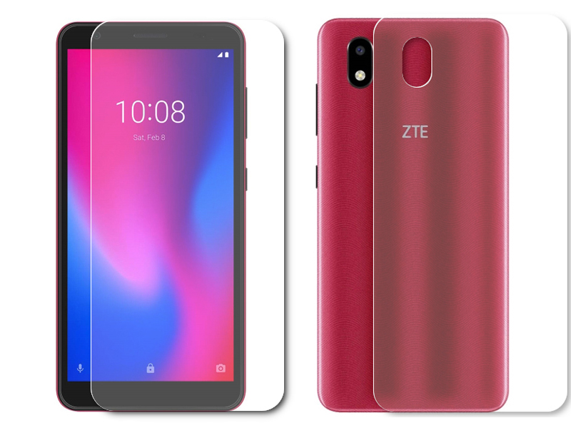Гидрогелевая пленка LuxCase для ZTE Blade A3 2020 0.14mm Front and Back Matte 86770 гидрогелевая пленка luxcase для oppo a12 2020 0 14mm matte front 87076