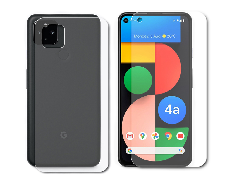 Гидрогелевая пленка LuxCase для Google Pixel 4a 0.14mm Front and Back Transperent 86699 защитная пленка luxcase для google pixel 5 0 14mm front and back matte 86779