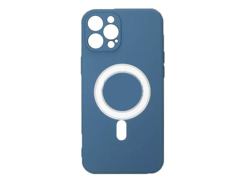 Zakazat.ru: Чехол Luazon для APPLE iPhone 12 Pro Max MagSafe Silicone Dark Blue 6852580