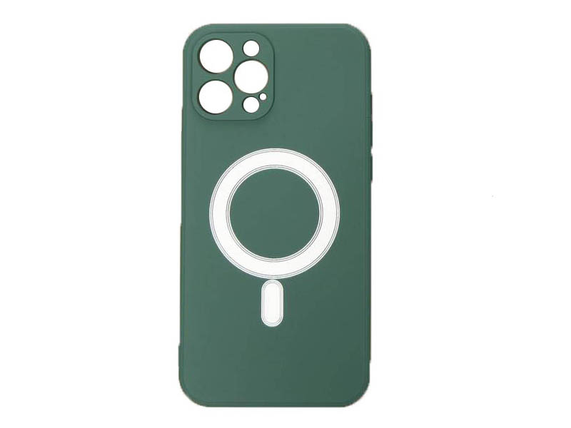 Zakazat.ru: Чехол Luazon для APPLE iPhone 12 Pro Max MagSafe Silicone Dark Green 6852576
