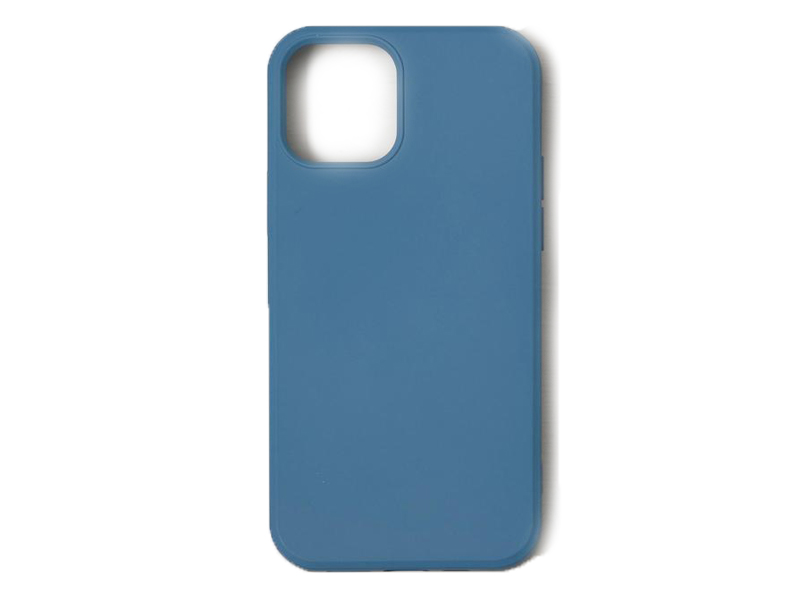 фото Чехол luazon для apple iphone 12 / 12 pro soft-touch silicone blue 6248023
